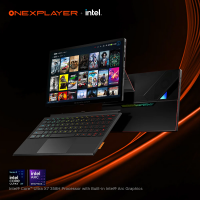 OneXplayer Super V Gaming + Al Mobile Workstation laptop handled