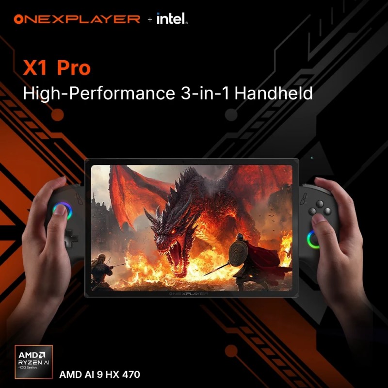 ONEXPLAYER X1 PRO AMD Ryzen™ AI 9 HX 470 32GB+2TB ONEXPLAYER X1 PRO AMD Ryzen™ AI 9 HX 470 32GB+2TB