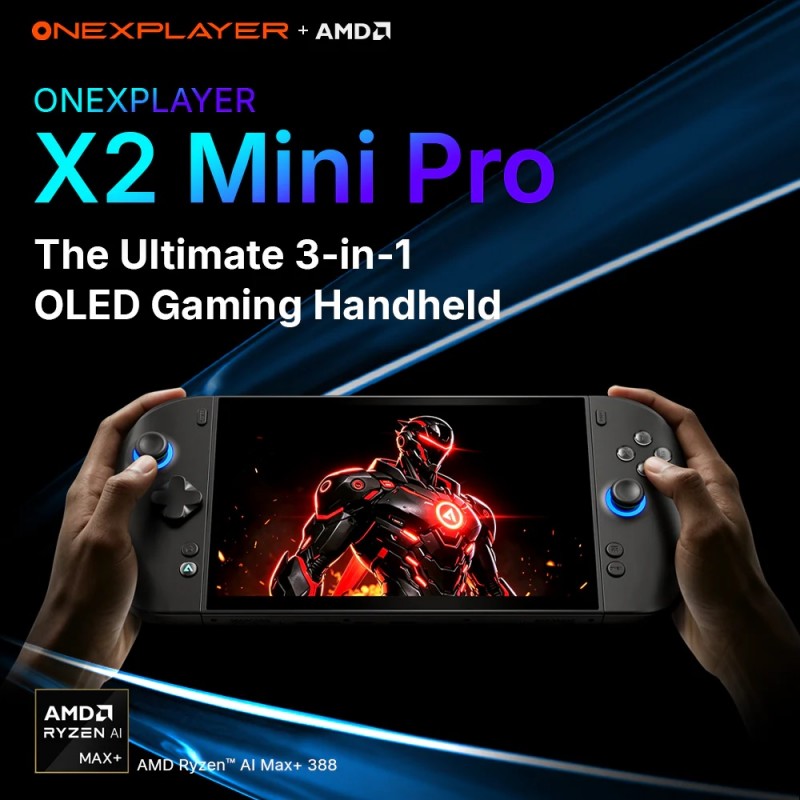 OneXplayer X2 Mini Pro AMD Ryzen AI Max+ 388 Processor 64+2TB OneXplayer X2 Mini Pro AMD Ryzen AI Max+ 388 Processor 64+2TB